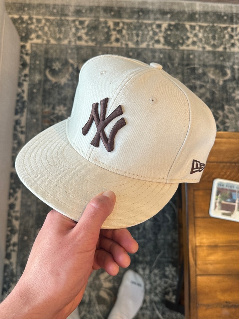 New York Yankees MLB 59Fifty Flat Bill Hat 7 1/2